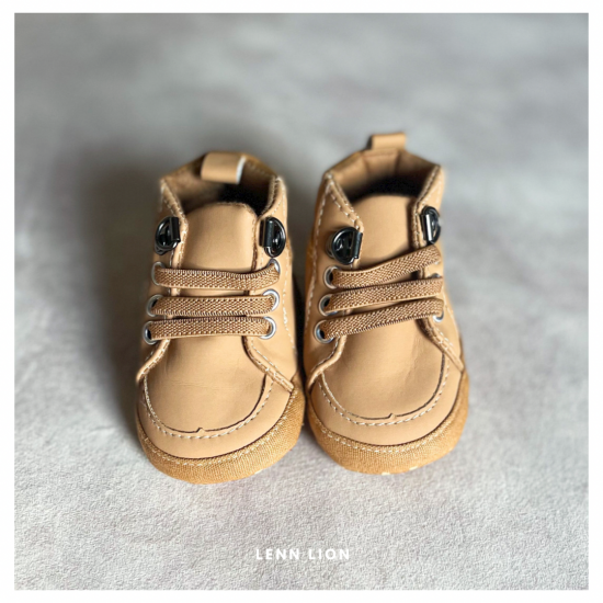 lenn lion - slofje bruin