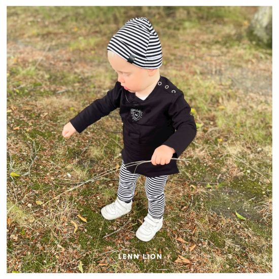 Babykleding - Lenn lion Basic logo black