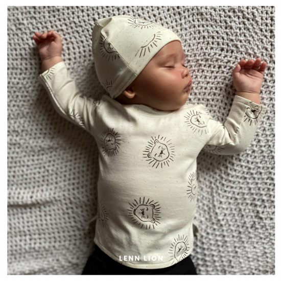 Babykleding - Lenn lion shirt logo white