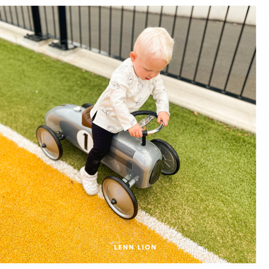 Babykleding - Lenn lion shirt logo white