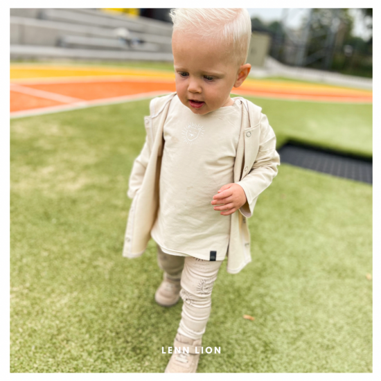Babykleding - Lenn lion Longvest beige