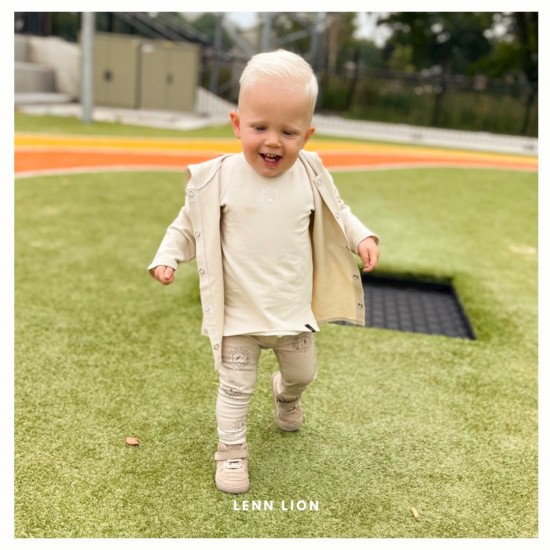Babykleding - Lenn lion Longvest beige