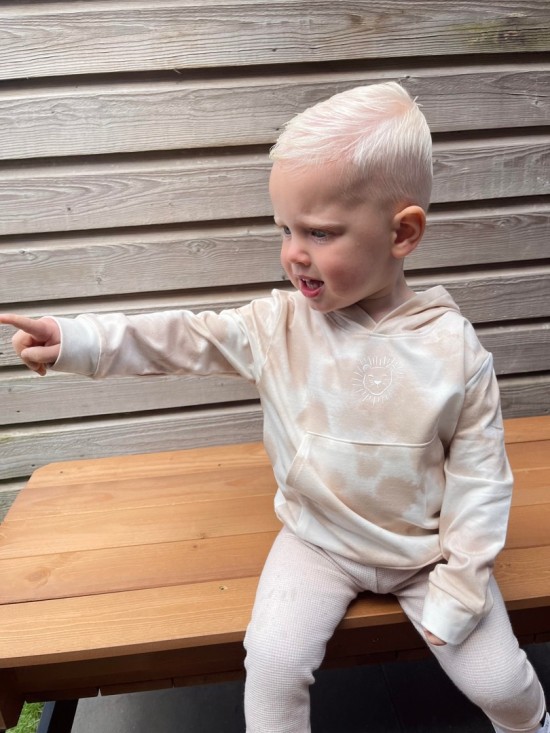 Babykleding - Lenn lion hoodie tie dye
