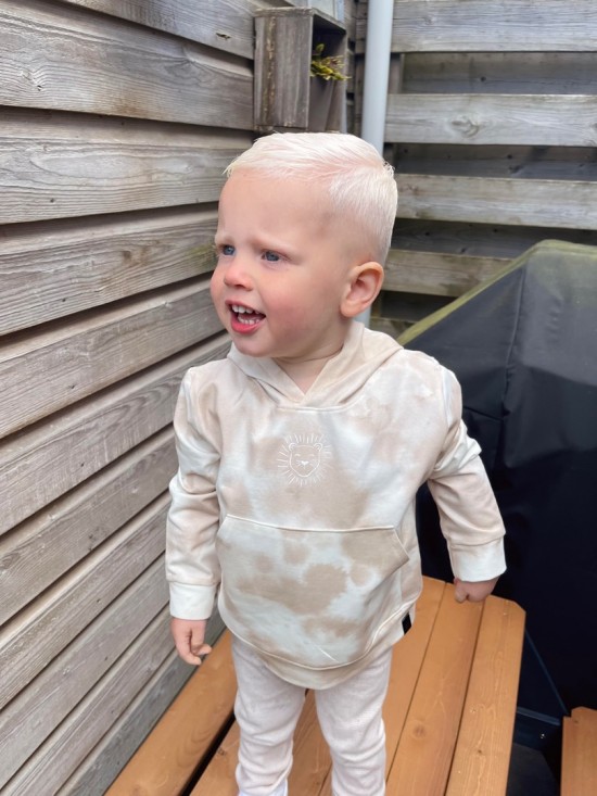 Hoody1Babykleding - Lenn lion hoodie tie dye