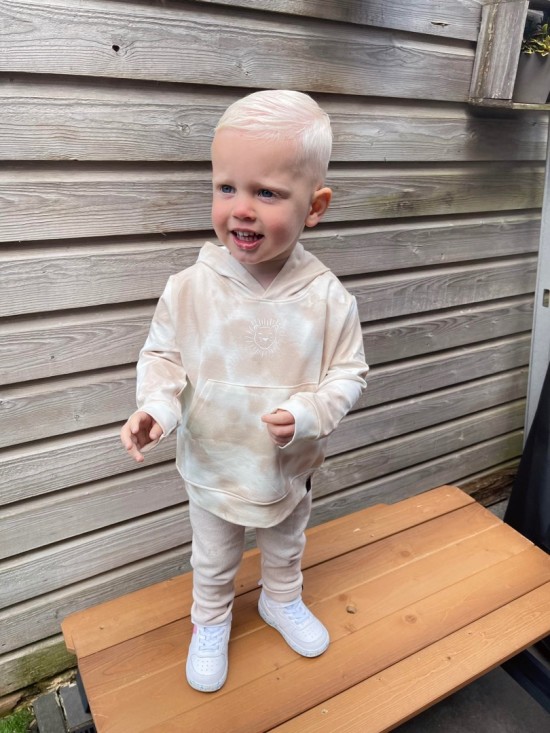 Babykleding - Lenn lion hoodie tie dye