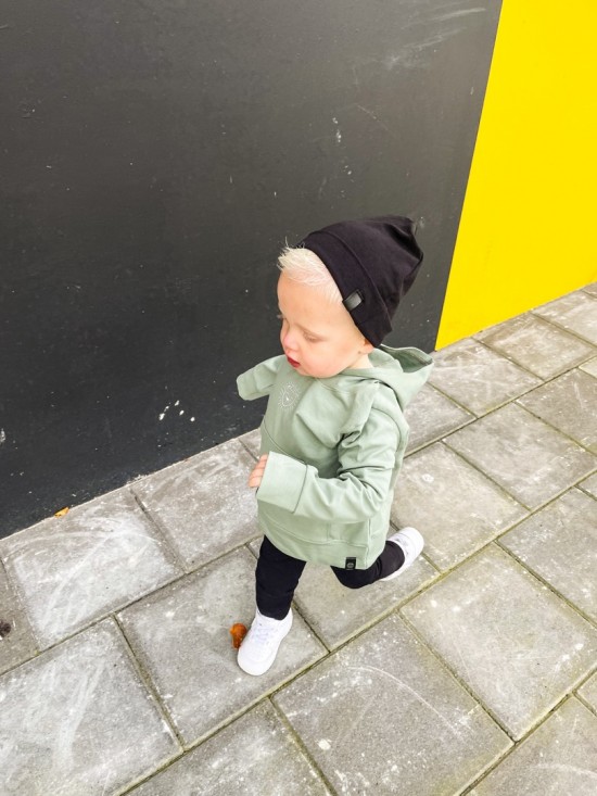 Babykleding - Lenn lion basic hoodie groen 