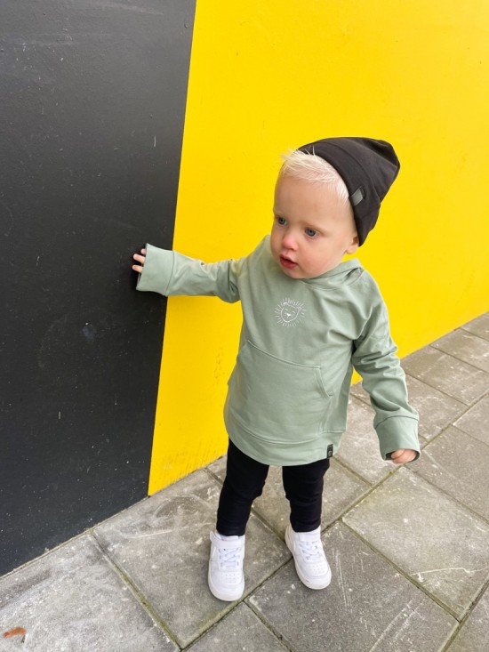 Babykleding - Lenn lion basic hoodie groen 