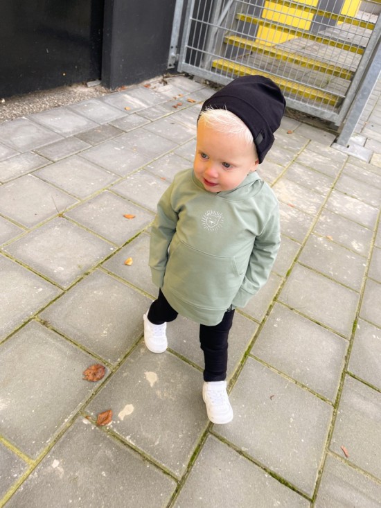 Babykleding - Lenn lion basic hoodie groen 