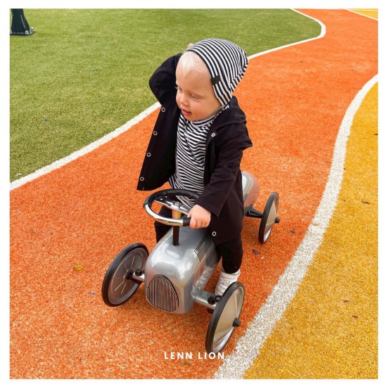 Babykleding - Lenn lion streep black white