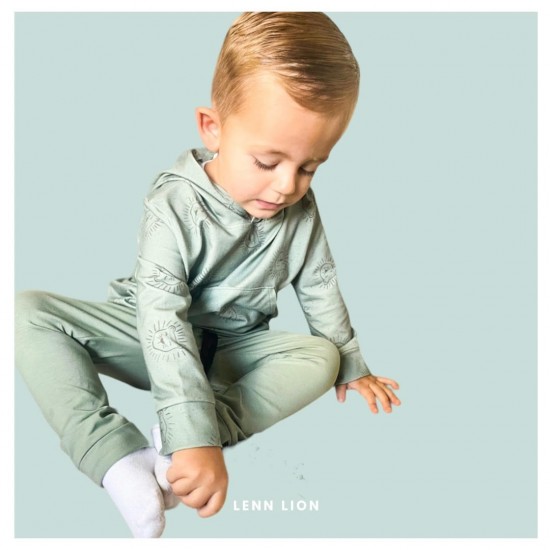 Babykleding - Lenn lion shirt mint groen