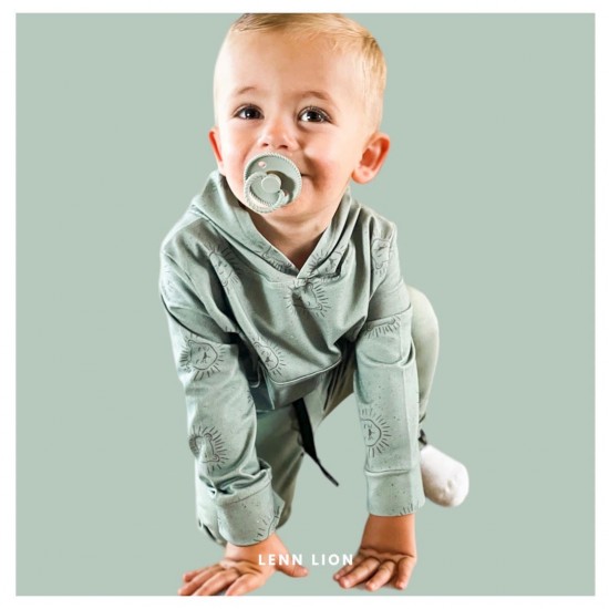 Babykleding - Lenn lion shirt mint groen