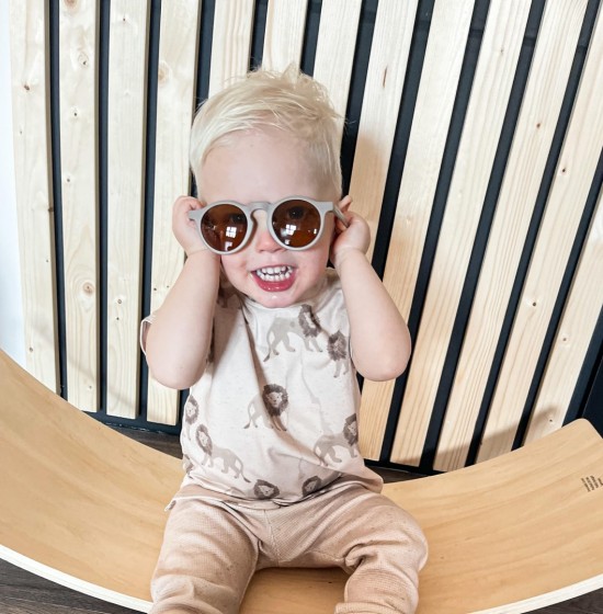 Babykleding - Lenn lion beige leeuw t-shirt