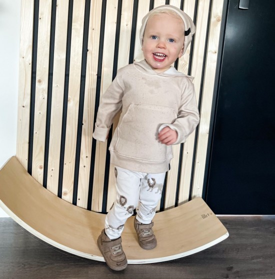 Babykleding - Lenn lion broek leeuw wit