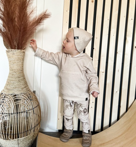 Babykleding - Lenn lion broek leeuw beige 