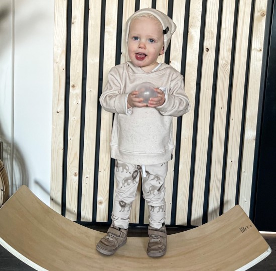 Babykleding - Lenn lion broek leeuw beige 