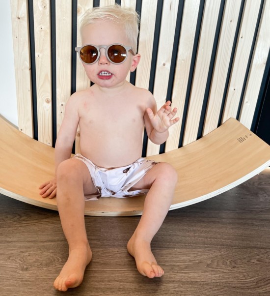 LENN LION | zwembroek leeuw wit 