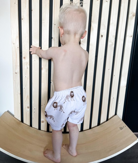 LENN LION | zwembroek leeuw wit 