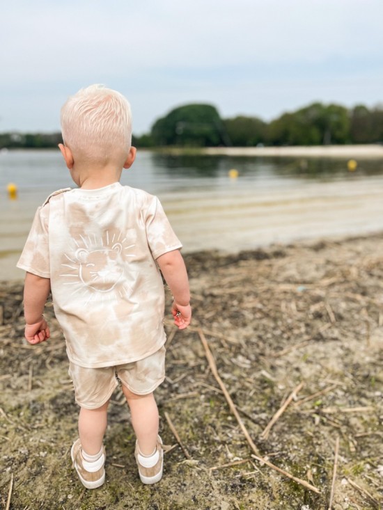 Babykleding - Lenn lion set tie dye zand