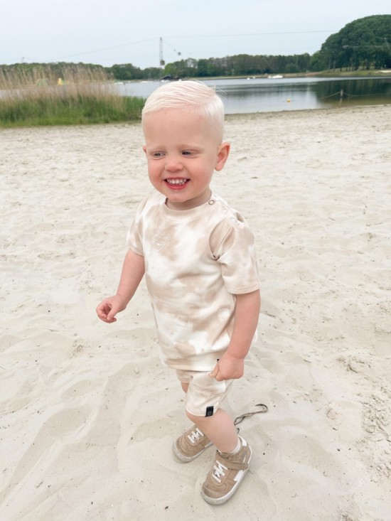 Babykleding - Lenn lion set tie dye zand