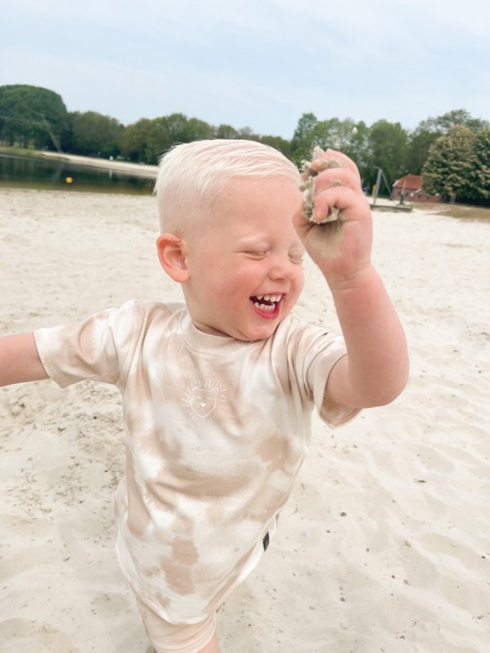 Babykleding - Lenn lion set tie dye zand