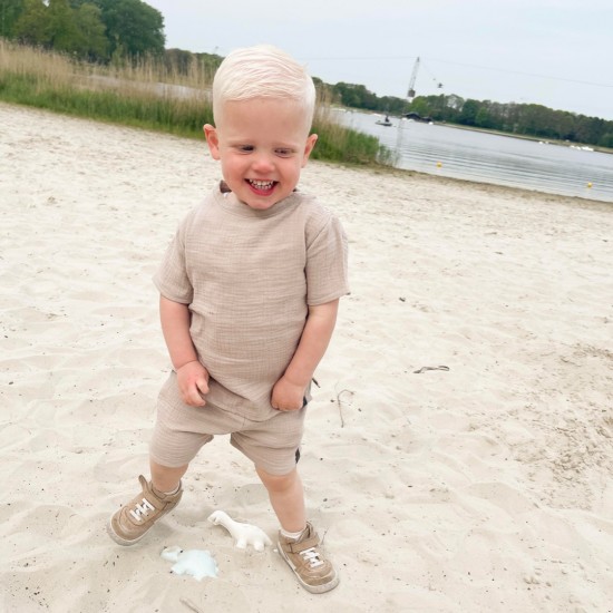 Babykleding - Lenn lion set Hydrofiel bruin