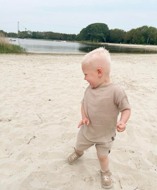 Babykleding - Lenn lion set Hydrofiel bruin